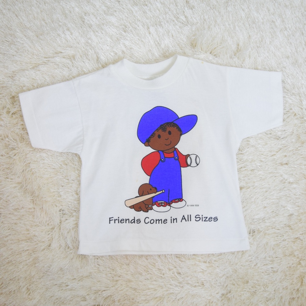 Cute Kids Graphic White T-Shirt (4 Boy)